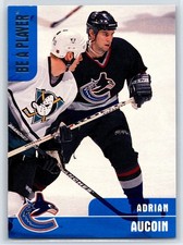 1999-00 Be a Player Memorabilia Adrian Aucoin Vancouver Canucks #292