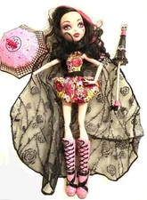 Draculaura Picture Day Monster High Doll 2008 Mattel With Umbrella,  Limbs, Cape