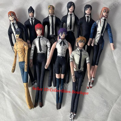 Chainsaw Man Denji Power Makima Plush Abstract Figure Poseable Wire Skeleton Gif