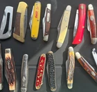 VINTAGE Pocket Knife LOT (X16) case coke gerber old Henry and more