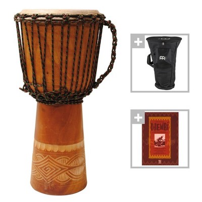 Djembe Terré Carved 60 cm Djembe-Set Trommel Percussion NEU