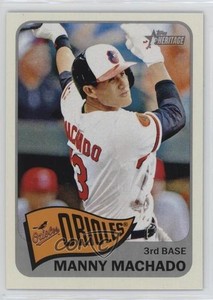 2014 Topps Heritage Action Variation SP Action Variation Manny Machado #150