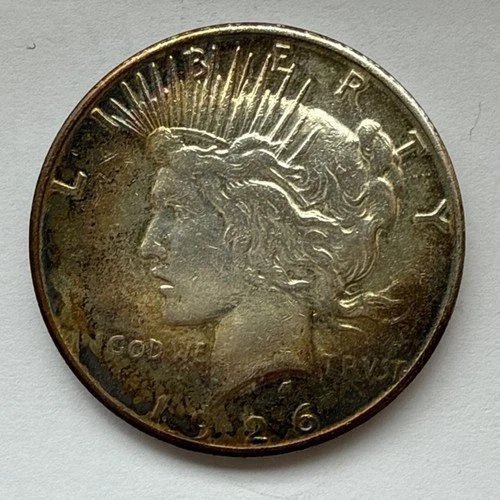 1926 Peace Dollar $1 Silver Coin Circulated Business Strike Uncertified