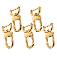 5 Pcs Detachable Snap Hook Swivel Clasp Bag Hardware Replacement