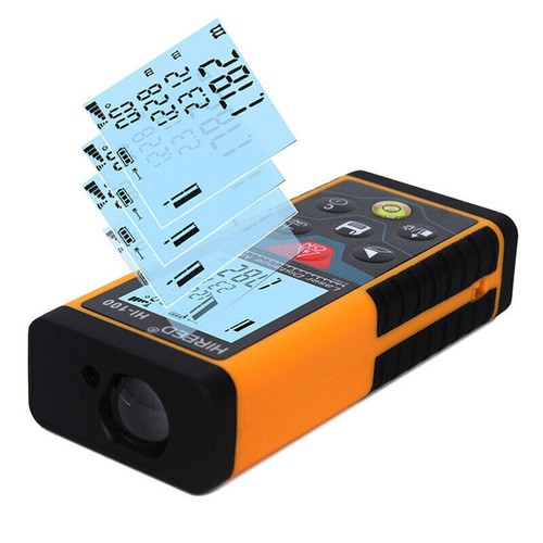 Auto Off Handheld Infrared Distance Meter Rangefinder Trena Measure Tool 100M - Foto 8 di 8
