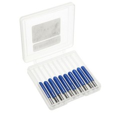 10pcs 3.175mm Top Quality Engraving Bits CNC Router Tool 60° 0.1mm V-shape
