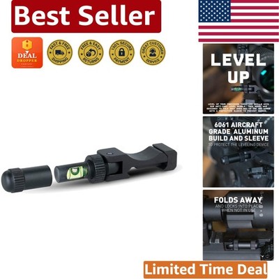 Compact Low Profile Level Bubble for Picatinny Rails - Enhance Shooting Accuracy
