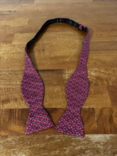 jos a bank silk bow tie Red Blue Adult Men’s Adjustable 