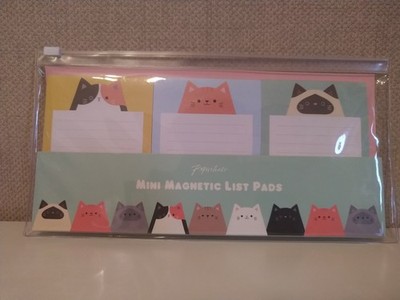 Paperchase - Magnetische Katzen Listenblöcke