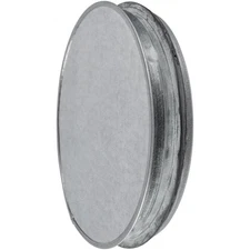 6 Inch Galvanized Metal Duct End Cap with Rubber Gasket for Better Fit