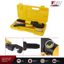 Battery Cable Lug Terminal Crimper Crimping Tool w/ Case 6 MT Hydraulic Wire