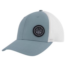 Beretta TK FlexFit Trucker Hat Smoke/White Richardson Mesh BC019T1675012Y 