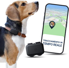 Tracker per Cani 4G – Localizzatore GPS per Cane Con Allarme Di Fuga, Tracciamen