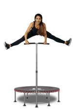 40/48" Low-Impact Rebounder Trampoline for Adults with Bungee, 450/550LBS Qui...