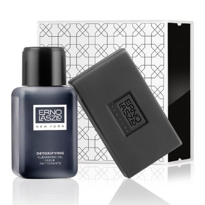 Erno Laszlo Exfoliate & Detox Detoxifying Cleansing Set Cleansing Oil, Mud Bar