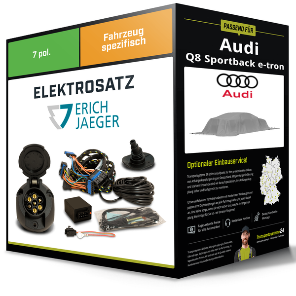 Elektrosatz 7-Pol Spezifisch für Audi Q8 Sportback E-Tron 11.2022-03.2025-image