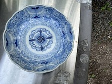 蓝色碗中国古董| eBay
