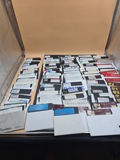 LOT of 78 5.25" Floppy Disks with software. Untested Various Brands Lot F