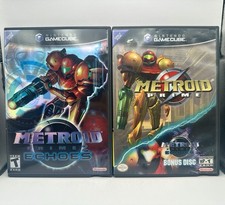 Metroid Prime 2 Echoes Nintendo GameCube Games Lot Bundle CIB Complete Manuals