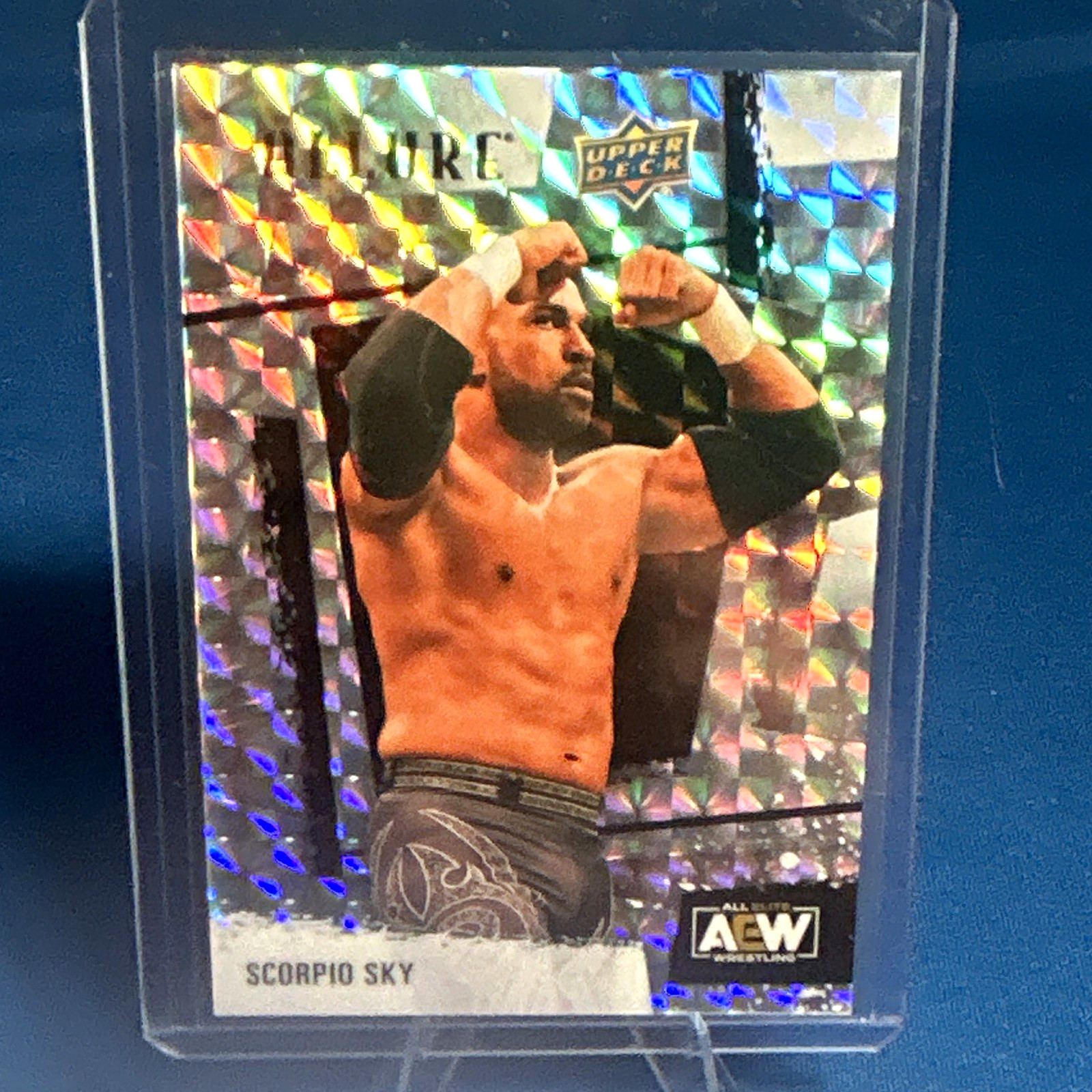 Upper Deck AEW Allure 2022 Scorpio Sky #76 White Diamond Parallel /50