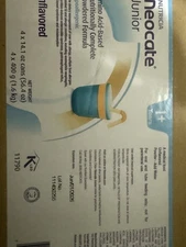 NEOCATE Junior Hypoallergenic Formula Nutricia Unflavored 2026 Cans Exp 2026