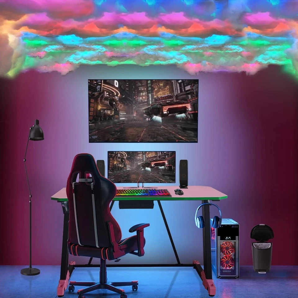 DIY Thunder Cloud Light Kit – LED Music Sync, Multicolor Lightning Room Decor - Image 2 of 4