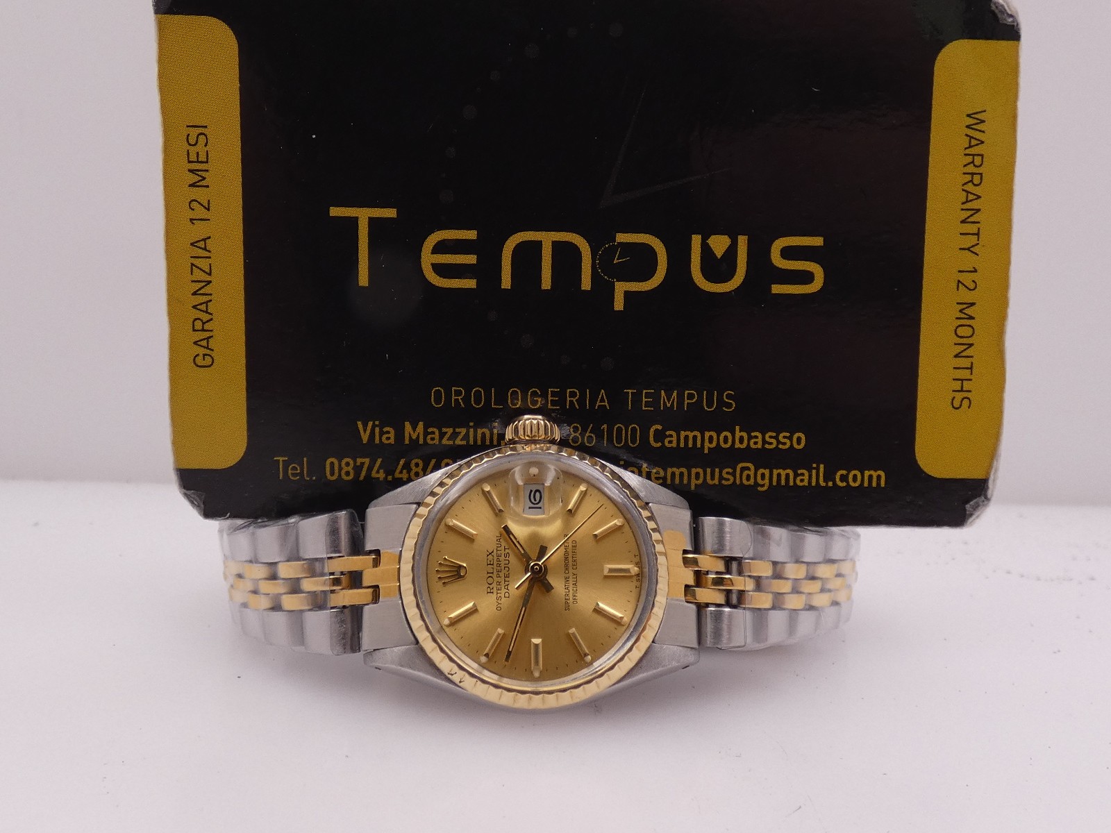 ROLEX DATEJUST 6517 JUST SERICED 18KT