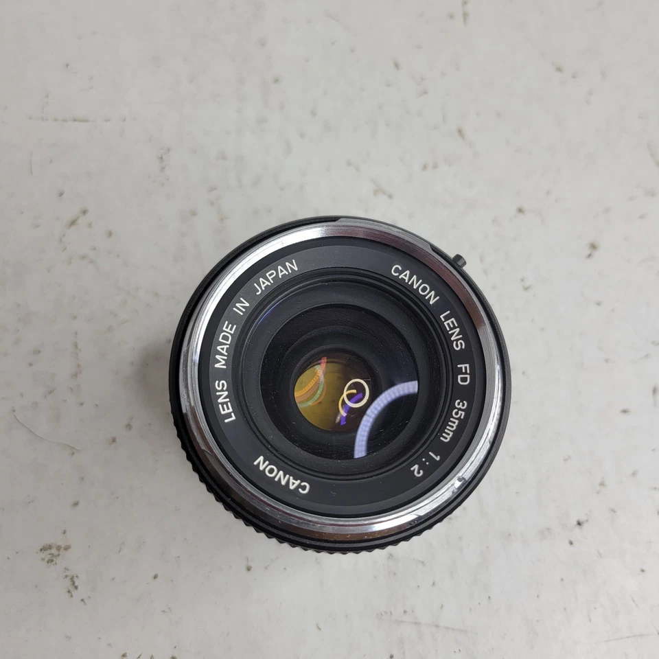 "O" 凹面佳能 FD 35 毫米 F2 广角 MF 镜头日本制造复古" — 第 2/4 张图片