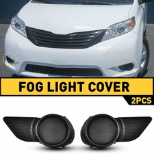 For 2011-2017 Toyota Sienna Base Le Limited Se Xle Fog Lamp Cover Lhrh Textured For 2011-2017 Toyota Sienna Base Le Limited Se Xle Fog Lamp Cover Lhrh Textured