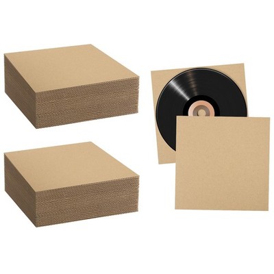 Mat Board Center, 50 Pack 12 3/8'' Corrugated Cardboard Sheets 50 Pack, Brown