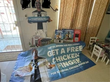 Snoop Dogg Raising Canes Promotional Pieces National Chicken Finger Day Display