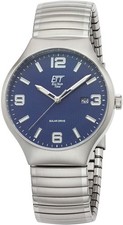 ETT Herren Armbanduhr Solaruhr Sonora EGS-12085-31M Edelstahl Mineralglas