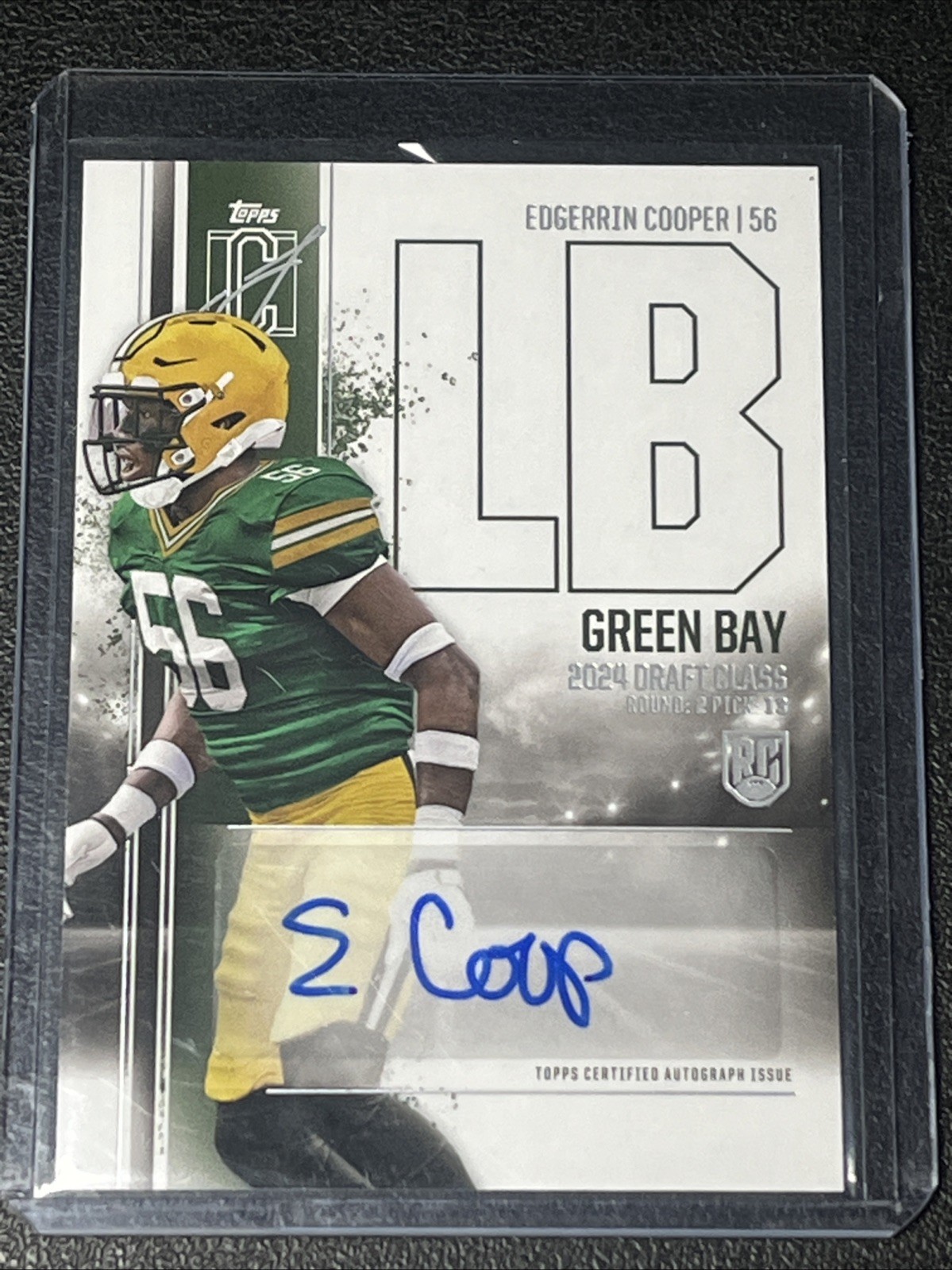 Edgerrin Cooper Topps Signature Class Rookie Class Autograph Variation #RCAEC Base