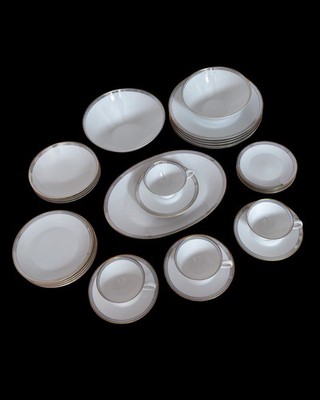Rosenthal  Gala Blue  Dinner Service by Raymond Loewy 30 Pc Set