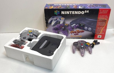 Nintendo N64 Console Atomic Purple Bundle- Black
