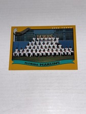 Florida Marlins Josh Beckett, Cliff Floyd 2001 Topps Baseball Team Card