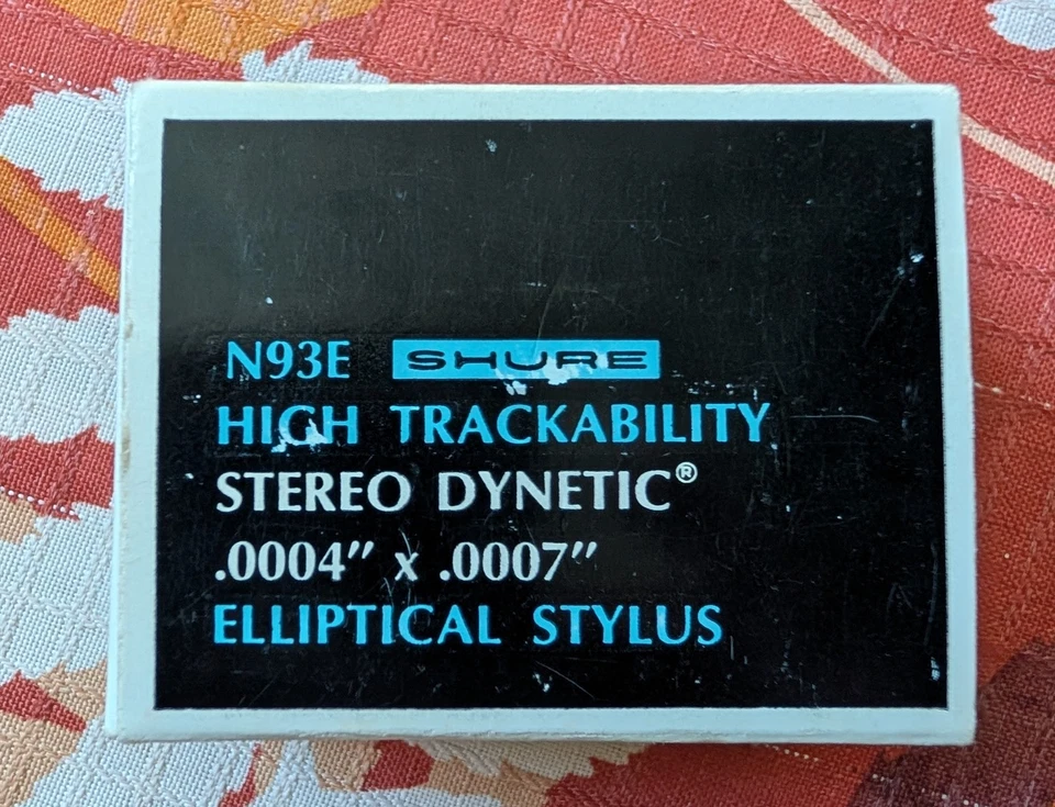 Agulha giratória fonógrafo Shure M93EP N93E 2215 2225 G-75 G-95 Hi Track N-93 - Imagem 2 de 4
