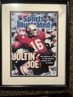 Joe Montana Upper Deck Authenticated Autographed Sports Illustrated Cover Framed