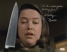 Kathy Bates Signed 11x14 Misery Annie Wilkes JSA