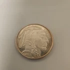 1 oz Liberty Buffalo Round Indian Head .999 Silver 9Fine Mint Mark on Reverse BU