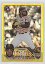 2023 Topps Chrome Logofractor Edition Yellow Refractor 26/75 Eguy Rosario v9t