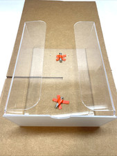 NMC AMDT Disposable Mask Dispenser, 150 Mask Capacity Wall Mount Acrylic