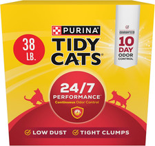 Purina  Clumping Cat Litter, 24/7 Performance Multi Cat Litter - 38 Lb. Box 1.13 per pound