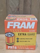 Fram Ph16 Engine Oil Filter Extra Guard Suregrip Ph 16 No-slip Grip. New