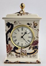 Mason's Mantel Clock, Mandalay Pattern, Quartz Movement, Collectible Vintage