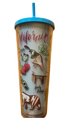 Starbucks Thermobecher mit Strohhalm / Tumbler / Cold Cup / 710 ml / 24 oz