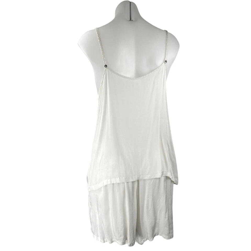 Calvin Klein Women's White Sleeveless Cami Camisole Sleepwear Pajamas Set Size L - Image 3 of 4