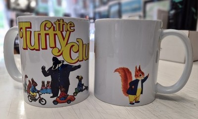 Tufty Club, klassische TV-Kaffeetasse. Geschenk.  Eichhörnchen, Verkehrssicherheit 