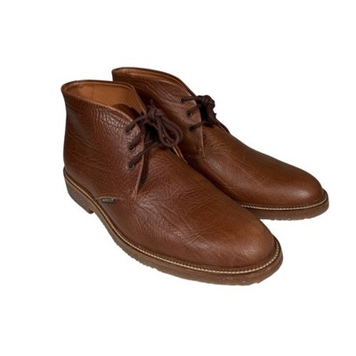 Mephisto Polo Mens Brown Grain Leather Desert Ankle Chukka Boot Shoes Size 9