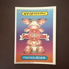Garbage Pail Kids 1988 Series 15 TWO-FER JUAN 602b (Combined Shipping Offered)